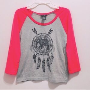 Rue 21 Long Sleeves Shirt with Elephant